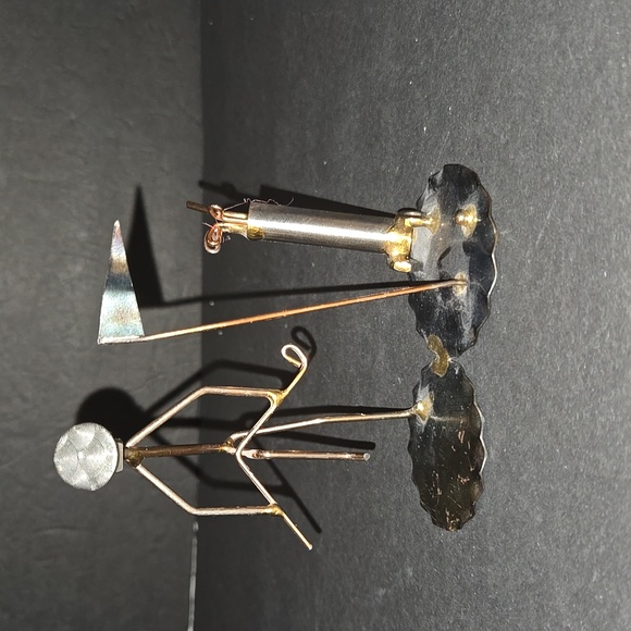 RARE ROCK CREEK METAL CRAFT FRUSTRATED PUTTING GOLFING FIGURINE 4 1/4" TALL - Picture 2 of 7